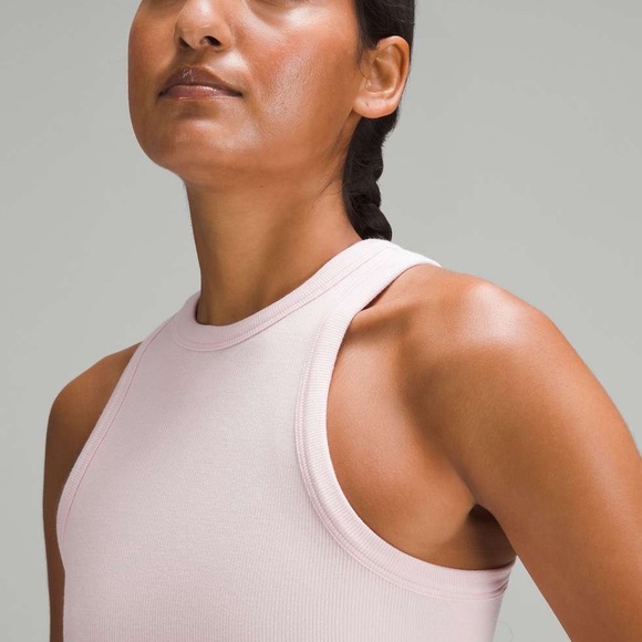 (A9) Lululemon Hold Tight Cropped Tank Top, Flush Pink, Size 12, NWT - Picture 3 of 9
